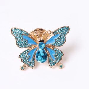 New-style Colored-<strong>diamond</strong> butterfly Zinc Alloy Modern Minimalist Electroplated Kitchen Cabinets Wardrobes Handle - Product Image 1