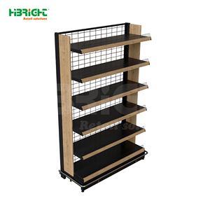 Highbright Double-Sided <strong>Heavy</strong> <strong>Duty</strong> Flexible Combination <strong>Metal</strong> Gondola <strong>Shelving</strong> for Supermarket &amp; Retail Displays - Product Image 6