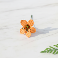 Vente en gros 5 CM EVA Foamfoam puakenikeni fleur cheveux pic artificiel Hawaii danse fête fleur décorative femmes accessoires