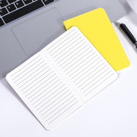 Carnet A6 coloré en papier kraft ligné avec logo imprimé, cahier d'exercices pour étudiants, carnet souple