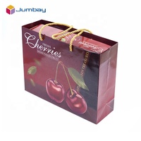 Boîtes en papier d'emballage de fruits en carton banane cerises et mangue rigides personnalisées pour ananas fraises légumes autres fruits
