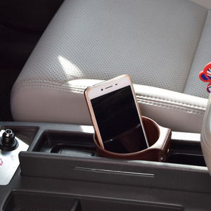 Mini Basurero Multiusos para Auto y Portavasos, Caja de Almacenamiento Portátil de Plástico para Ventilación, Respaldo de Asiento y Reposabrazos, Estilo Moderno - Product Image 5