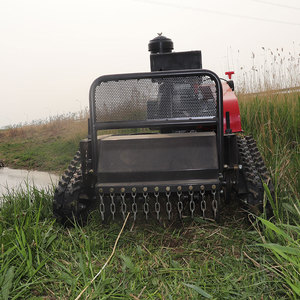 Démarrage électrique automatique jardin tondeuse à gazon télécommande Tandem pente chenille 4 temps caoutchouc herbe lame livraison gratuite - Product Image 6