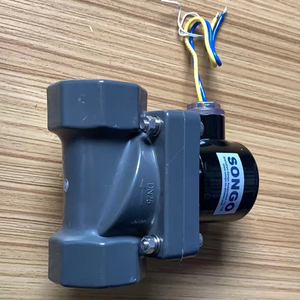 Válvula Solenoide Magnética de PVC de 2 Pulgadas DN25, Normalmente Cerrada, 220v CA, 12v, para Agua - Product Image 2