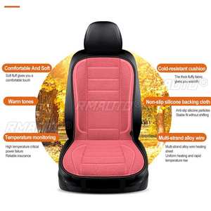Coussin chauffant universel 12V pour siège de voiture, chauffage électrique 10S, pour sièges avant et arrière, idéal pour l'hiver - Product Image 4