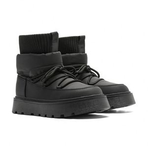 Tire-Sole Autumn/Winter Snow Boots | Unisex Couple's Fleece-Lined Thickened Cotton Shoes | Thick-Soled Breathable Anti-Slip - Product Image 5