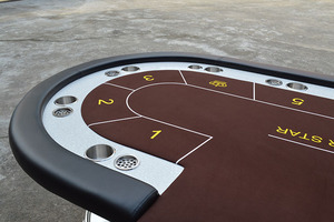 Table de poker Baccarat confortable de bureau beau clair exquis pour la table de Mahjong de jeu - Product Image 4