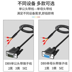 สายเคเบิล RS232 แบบอนุกรมชาย/หญิง 9 พิน ถึง 3 แกน สายเคเบิลข้อมูล 485/<span class=keywords><strong>422</strong></span> และสายเคเบิลอนุกรม 3 แกน 4g - Product Image 4