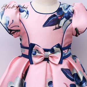 Vestido <span class=keywords><strong>de</strong></span> <span class=keywords><strong>Fiesta</strong></span> Floral Africano <span class=keywords><strong>de</strong></span> Verano para Niña, <span class=keywords><strong>Vestidos</strong></span> para Niña - Product Image 2