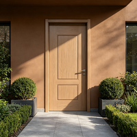 Porte intérieure moderne en WPC avec cadre enveloppé, insonorisée, pour chambre à coucher, villa, appartement, décoration de la maison