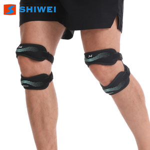 Rodillera Shiwei con almohadilla de silicona, absorción de impactos, protección para correr, saltar la cuerda, unisex, para todas las estaciones - Product Image 2