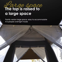 Tente de camping trois saisons KS Camouflage pour l'extérieur, ouverture automatique rapide, tente en toile à une chambre