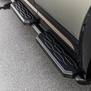 Marchepieds latéraux en aluminium noir pour Land Rover Defender 110 2020-2026, protection <span class=keywords><strong>Nerf</strong></span> Bar - Product Image 3