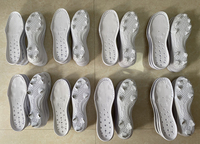 Nouvelle Arrivée Chaussures de Baseball Professionnelles Légères avec Semelle Antidérapante, Semelle Intermédiaire en Phylon et Semelle Inférieure en TPU, Crampons Métalliques