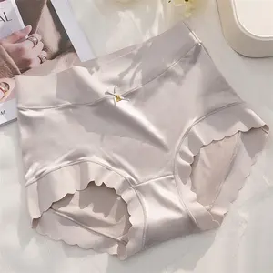 Japanese Women's Underwear Female Student Korean Version Thread Mid-waist  Girl Sexy Cute Plus Size Pants Cross-border E-commerce