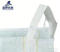 Conteneur à ouverture supérieure super grand format 1000 kg 500 kg 1,5 tonnes 2 tonnes Sac souple FIBC Jumbo Bag 1 tonne pour ciment et sable