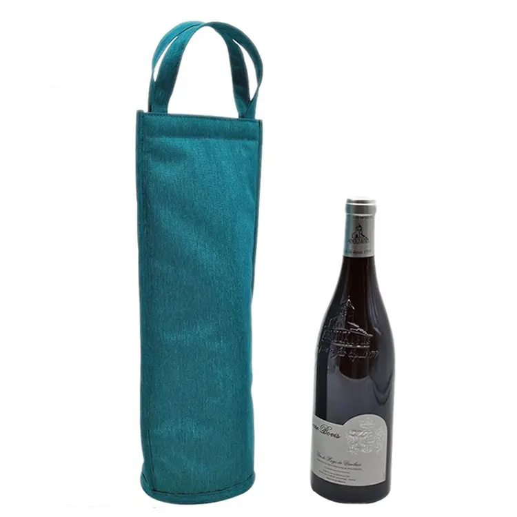 Custom Thermal Wine bottle carrier thermal cooler bags polyester sport wine cooler bag for bottle