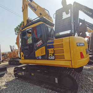 Pequeñas excavadoras usadas de alta calidad Komatsu PC130 PC130-7 PC130-8, excavadoras agrícolas de orugas de 13 toneladas en venta - Product Image 3