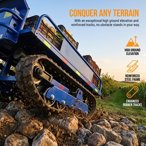 Vehículo Transportador de Orugas con Control Remoto y Batería de Litio para el Transporte de Frutas y Verduras en Huertos de Montaña - Product Image 2