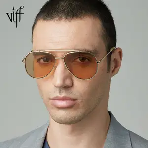 VIFF-gafas de sol HM19526 para hombre, lentes de sol deportivas con logotipo personalizado, para ciclismo y Aviación, 2021