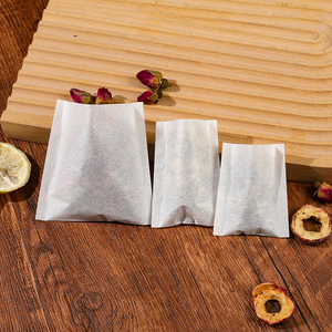 Bolsa de filtro de té vacía, bolsa de papel de filtro de té de hierba de hojas sueltas, bolsa de té gratis desechable natural