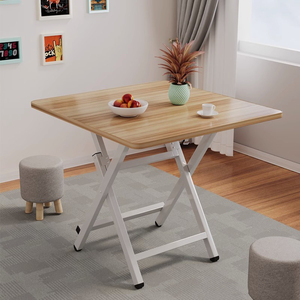 Có thể gập lại bàn ăn hộ gia đình bố trí đơn giản bàn tròn cho thuê nhà ngoài trời di động gian hàng ăn Bàn Vuông - Product Image 3