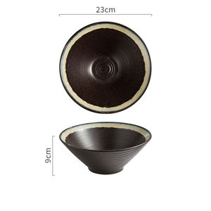 Große Nudelschüsseln aus Keramik, japanische Ramen-Suppenschüsseln, Servierschüssel für Salat, Udon, Soba, Pho - Product Image 5