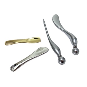 Espátula plateada para cosméticos, cuchara para maquillaje, cuchara de Metal de acero <span class=keywords><strong>inoxidable</strong></span>, espátula Cosmética/crema/mascarilla - Product Image 4