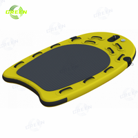 Outil de sauvetage en eau marine portable vert tapis flottant sauveteur robuste jet ski surf sauvetage planche de traîneau avec eva