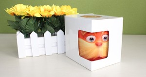 Lot de 100 tasses à café en carton personnalisées pour Sublimation, emballage blanc, bon marché, 11oz - Product Image 6