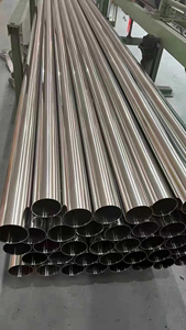 Tubo de Acero Inoxidable ASTM A240 304, Tubo de Acero Inoxidable Pulido Brillante para Sistema de Tuberías - Product Image 4