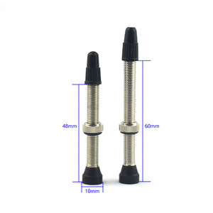 Valve de vélo Jiao Shang en laiton, type à visser de style français, pour pneu de vélo sans chambre à air - Product Image 2