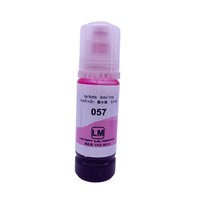 Bouteille de 70ml Premium 057 kits d'encre à base de colorant de recharge compatibles avec l'imprimante à jet d'encre 057 Epson L8058 L18058 L8050 L18050