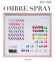 MissGel Fournisseur de produits pour les ongles Gel UV personnalisé à haute pigmentation Ombre Spray 12ML Gel de vernis à ongles à faire tremper pour les ongles