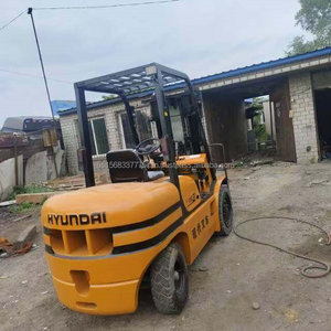 Sortie d'usine Hyundai chariot élévateur 3 tonnes 3.5 tonnes hauteur de levage 3000-7000mm tout nouveau moteur japonais utilisation de pneu solide extérieur pour les états-unis - Product Image 4