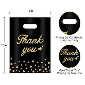 Tùy chỉnh tái chế túi nhựa mua sắm với logo-Die cắt xử lý cho cửa hàng tạp hóa, sử dụng kinh doanh bán buôn - Product Image 2