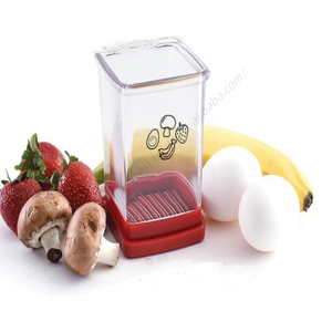 Cortador de Frutas Portátil de Acero Inoxidable SYH646, Cortador Rápido de Fresas, Manzanas y Huevos, Fácil de Usar y Automático - Product Image 5