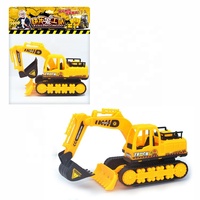 Promotion : Véhicule jouet à friction 2-en-1, excavatrice et bulldozer, camion de construction, à prix réduit
