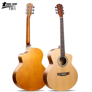 Giá Tốt Nhất 6 Chuỗi Gốc Cây Jf Cơ Thể Basswood Người Mới Bắt Đầu Acoustic Guitar Điện 41 Inch Cutaway Trẻ Em Guitar Bán Buôn