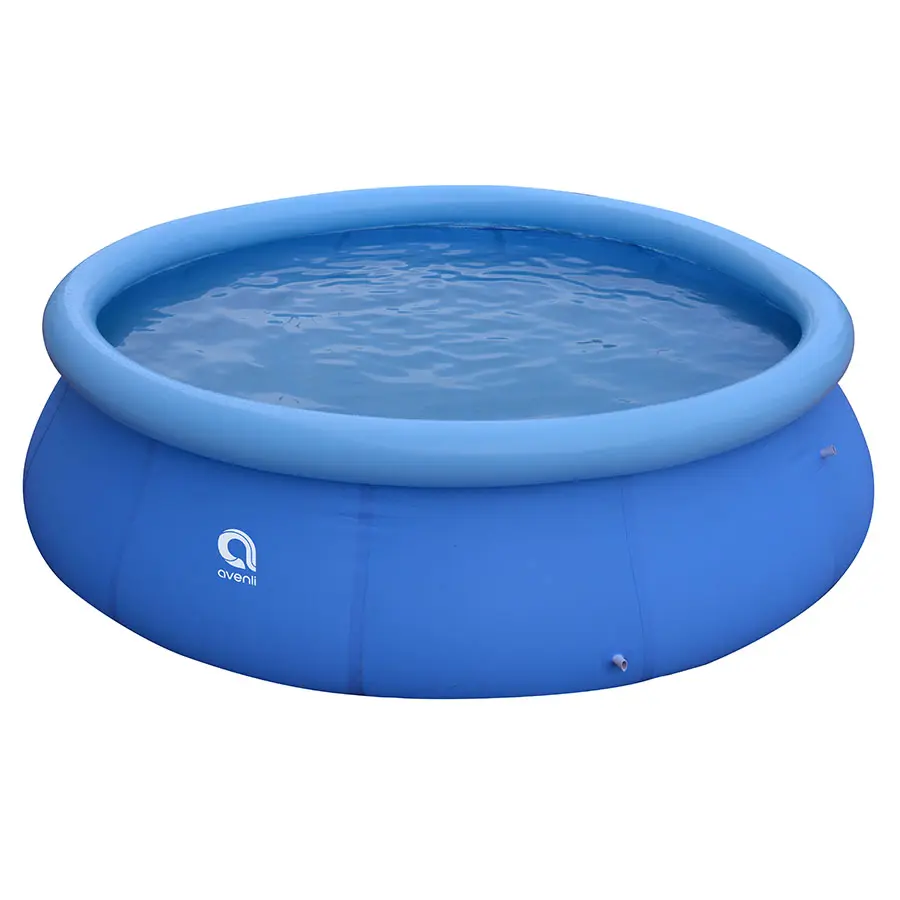 Jilong Avenli 17795 Marin Blue Family Size Piscina Acima do Solo Piscinas de aço inoxidável 360cm X 90cm Natação