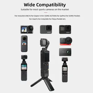 Mini Trípode al Mejor Precio para <span class=keywords><strong>Osmo</strong></span> <span class=keywords><strong>Pocket</strong></span> 3, Insta360 X3, <span class=keywords><strong>Pocket</strong></span> 3, <span class=keywords><strong>Pocket</strong></span> 2, Estabilizador de Gimbal, Soporte de Escritorio, Accesorios - Product Image 4