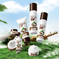 Shampoo à l'huile de coco biologique OEM/ODM 500ml, nourrissant aux herbes, hydratant, nettoyage en profondeur pour le soin du cuir chevelu sec