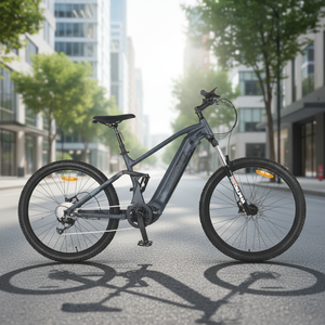 Vélo de <span class=keywords><strong>montagne</strong></span> électrique Roadsan Alps M1 2024, 48V, batterie intégrée 15AH, moteur arrière sans balais en alliage d'aluminium, 27,5 pouces, 9 vitesses - Product Image 2