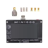 אנטנת מיני-600 HF/VHF/UHF אנטנת Analyzer עבור חובב רדיו MINI600 תדר SWR מטר מגע מסך אנטנת Tester