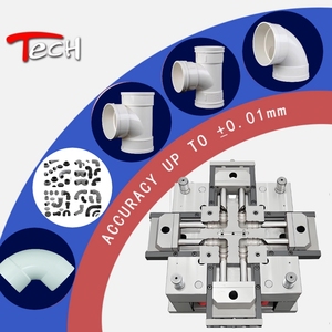 Nhà máy tùy chỉnh thâm quyến Top 5 ODM OEM PVC ống khuôn Vòng Tròn Ngắn sản xuất khuôn ép phun nhựa cho agricutule - Product Image 1