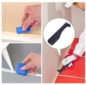Herramientas de calafateo para baño y cocina, juego de herramientas de acabado de sellador de silicona, raspador de lechada, removedor de masilla, 20 piezas - Product Image 3