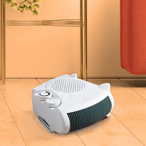 Chauffage <span class=keywords><strong>portable</strong></span> Chauffage soufflant <span class=keywords><strong>électrique</strong></span> Poignée de transport droite et plate Caractéristique de découpe de sécurité Réglage du ventilateur de commande réglable uniquement - Product Image 4