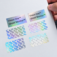Autocollant holographique personnalisé étanche VOID anti-contrefaçon, étiquette de garantie de sécurité pour emballage de boîtes en papier