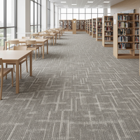 Tapis en briques directement de l'usine 50x50 Boucle en polypropylène écologique antidérapant insonorisant pour hôtel chambre bureau