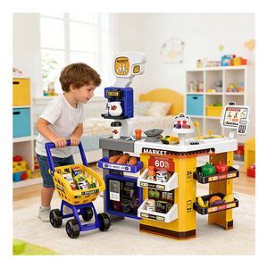 Juguete de Supermercado, Caja Registradora, Escáner, Carrito de Compras, Puesto de Mercado de Juguete, Juguetes Educativos para Niños - Product Image 3